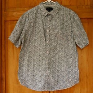 Floral button down shirt